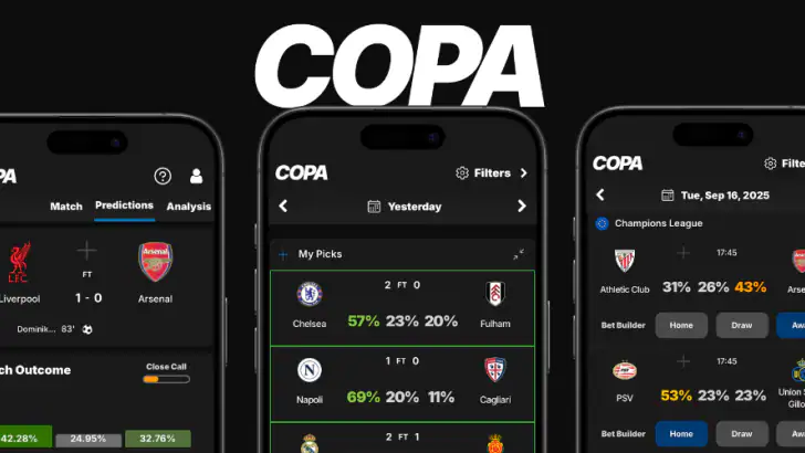 COPA: 축구 예측 feature graphic
