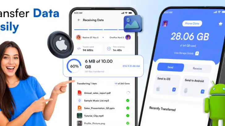 Copy My Data : Smart Switch feature graphic