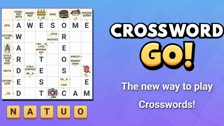 Crossword Go! feature graphic