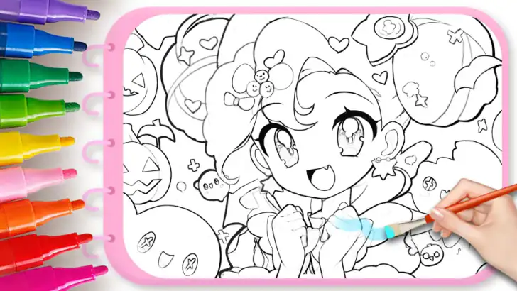 Cute Drawing : Anime Color Fan feature graphic