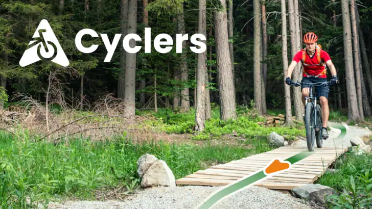 Cyclers : 자전거지도, 내비게이션 및 추적 feature graphic