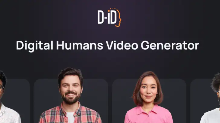 D-ID: AI Video Generator feature graphic
