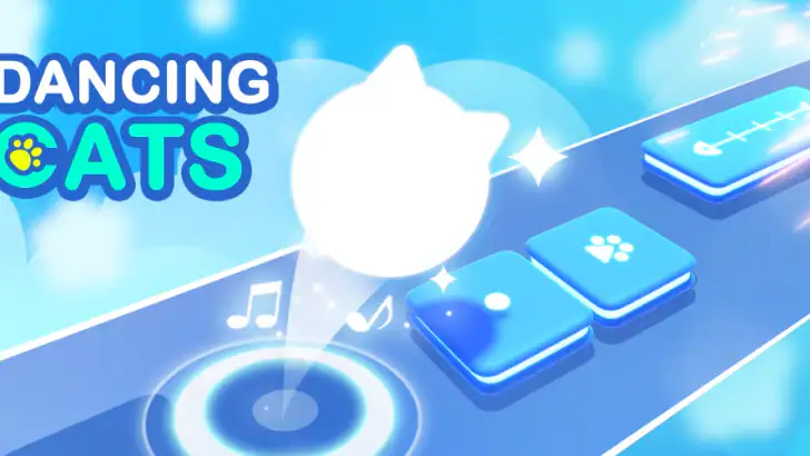 Dancing Cats: 고양이 리듬 게임 feature graphic