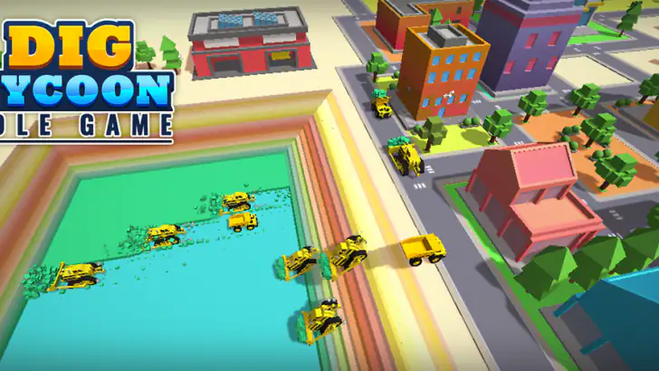 Dig Tycoon - Idle Game 3D feature graphic