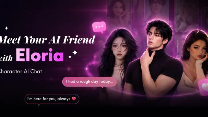 Eloria: Character AI Chat feature graphic