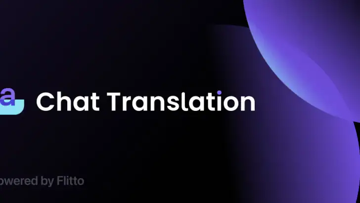 Flitto Chat Translation feature graphic