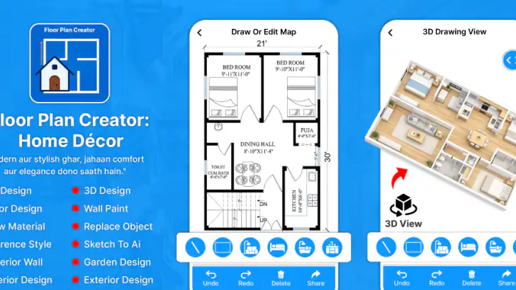 Floor Plan Creator: Home DecAi feature graphic