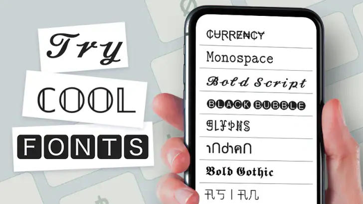 Fonts Art: 폰트매니저, 특수문자 키보드, 서체 feature graphic
