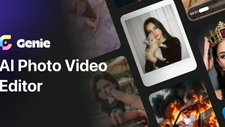 Genie: AI Photo Video Editor feature graphic