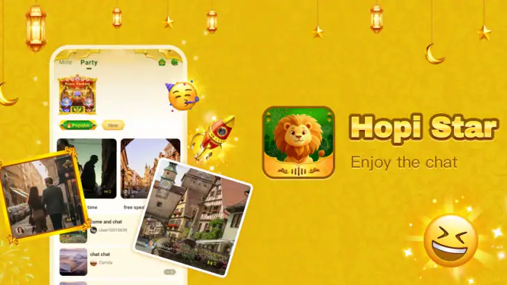 Hopi Star-Voice Chat Party feature graphic