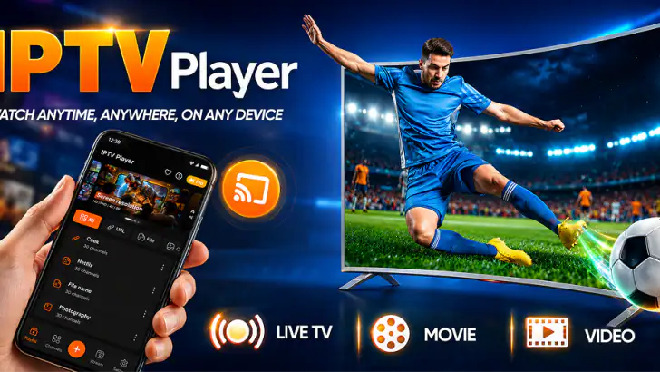 IPTV Player: 실시간 TV M3U feature graphic