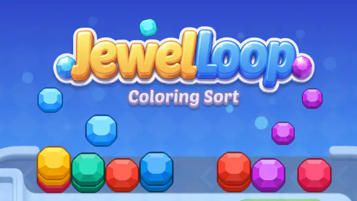Jewel Loop - Coloring Sort feature graphic