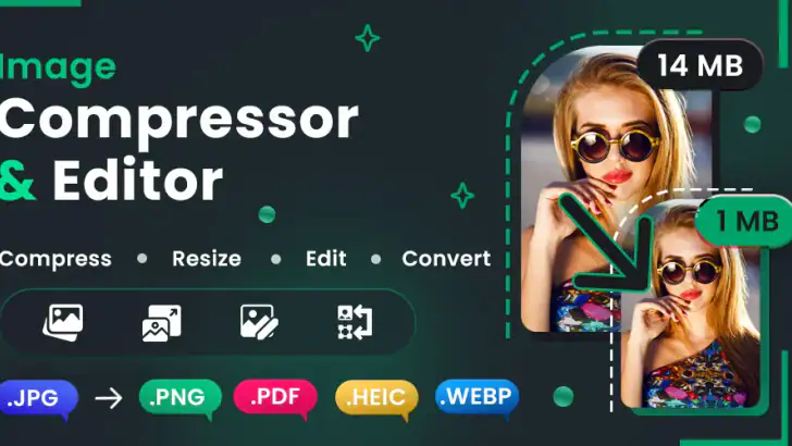 JPEG Image Compressor & Resize feature graphic