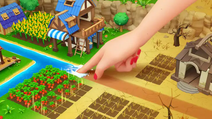 Klondike Adventures: 농장게임 feature graphic