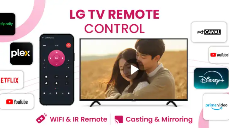 LG TV 리모컨 feature graphic