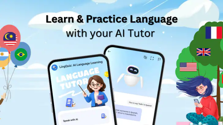 LingQuiz: AI Language Learning feature graphic
