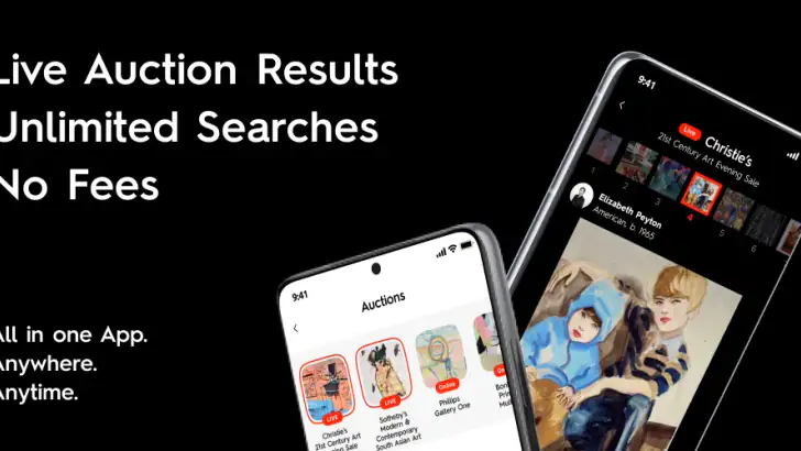 LiveArt: The Art Market App feature graphic