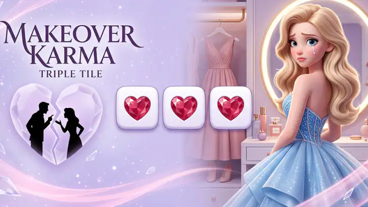 Makeover Karma: Triple Tile feature graphic