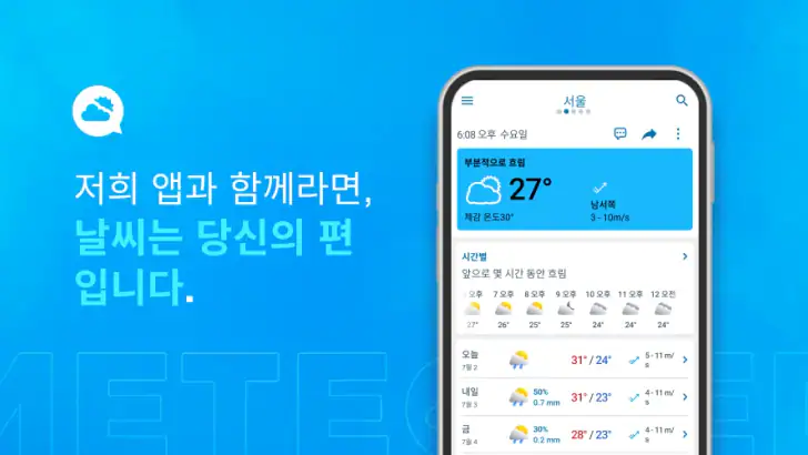 Meteored - 14일 날씨 feature graphic