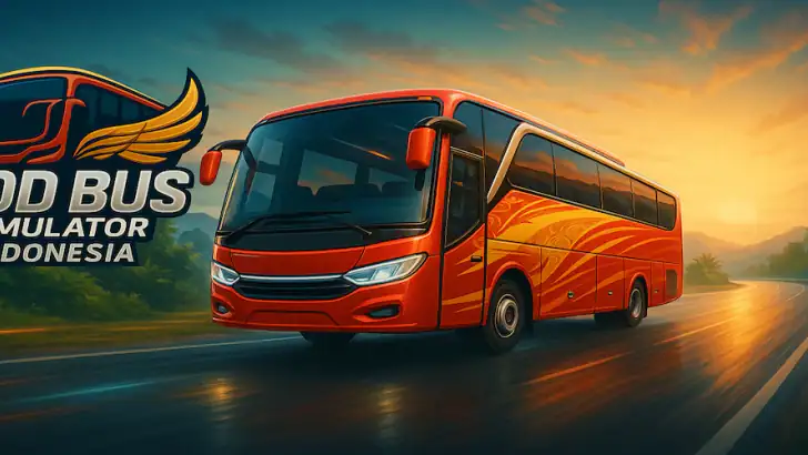 MOD Bus Simulator Indonesia feature graphic