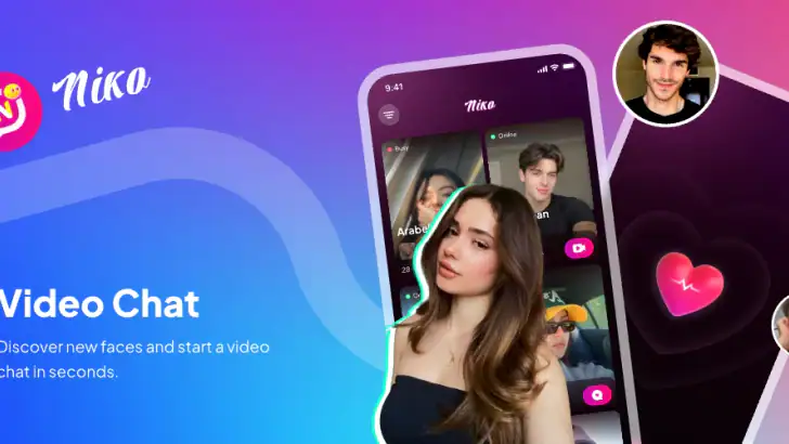Niko - Video Chat, Share Fun feature graphic