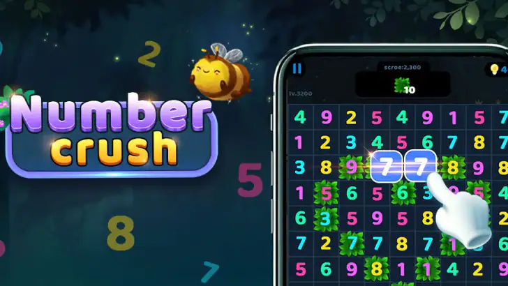 Number Crush: Match Ten Puzzle feature graphic