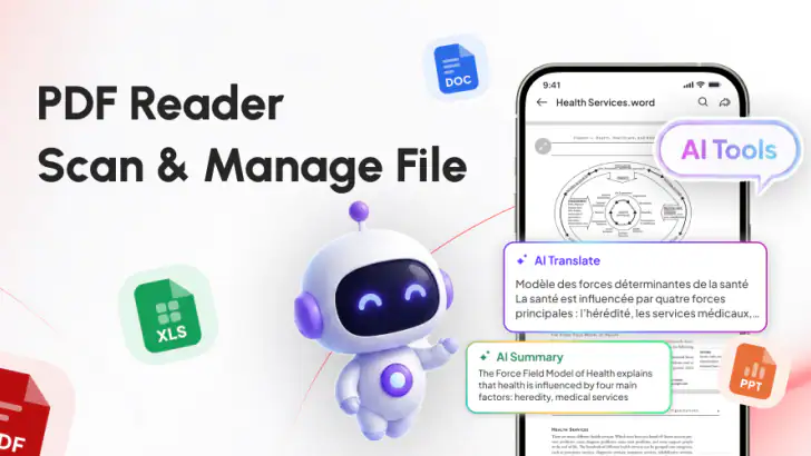 PDF Reader: Scan & Manage File feature graphic