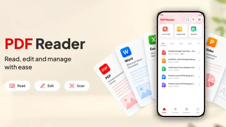 PDF Reader: Viewer, Edit PDF feature graphic