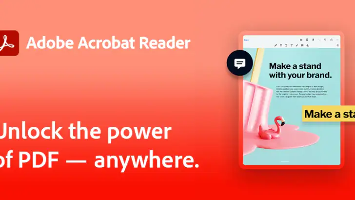 PDF용 Adobe Acrobat Reader feature graphic