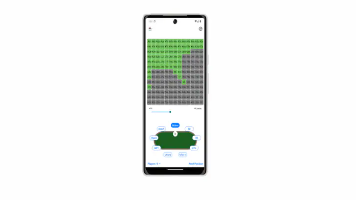 Poker Range Calculator feature graphic