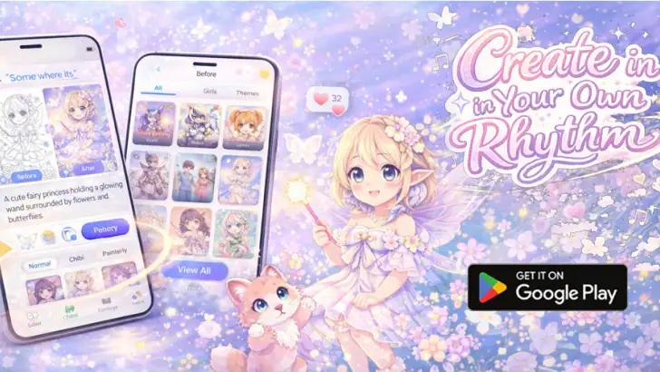 Pop Color: Coloring & Painting feature graphic