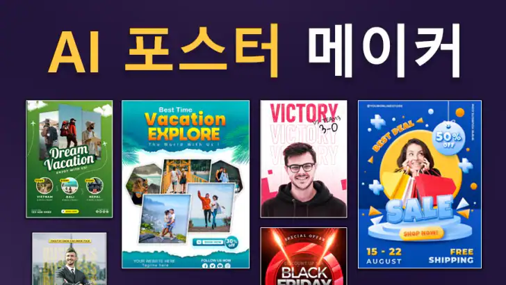 Poster Maker: 디자인 포스터 feature graphic