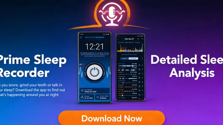 Prime Sleep Recorder feature graphic