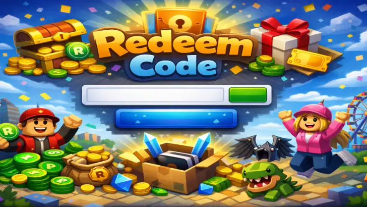 Redeem Code Roblox feature graphic