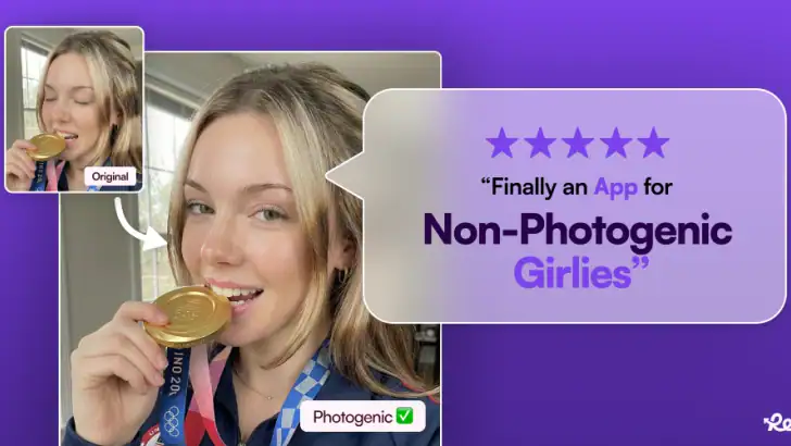 Retake AI: Face & Photo Editor feature graphic