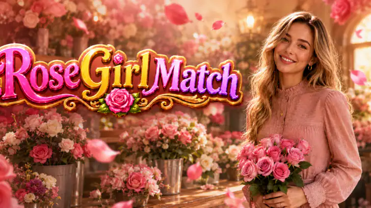 Rose Girl Match feature graphic
