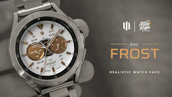 S4U Frost - classic watch face feature graphic