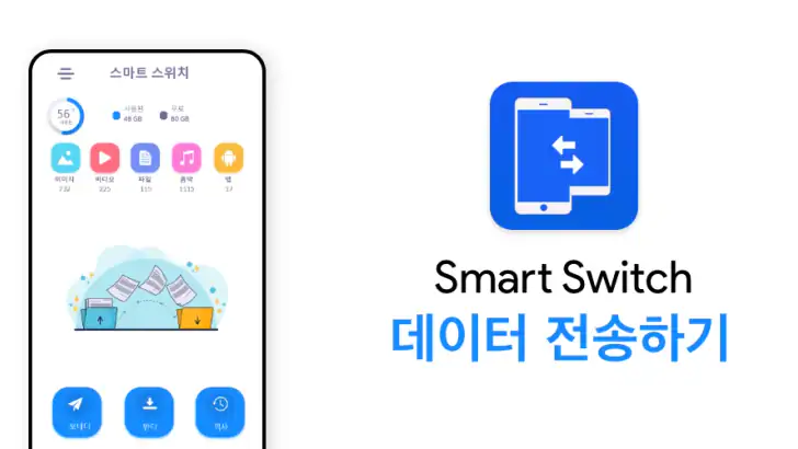 Smart Switch 스마트스위치 : 내 데이터 복사 feature graphic