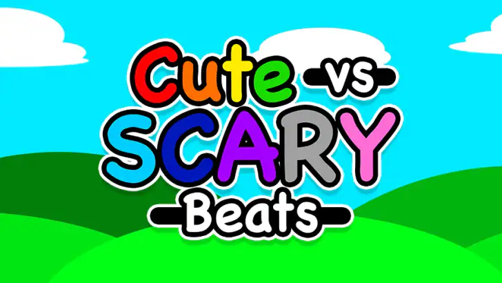 Sprunki Cute vs Scary Beats feature graphic