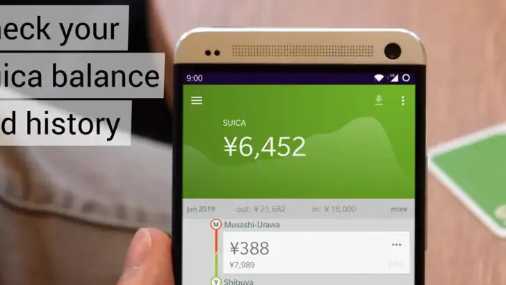 Suica and IC Card reader feature graphic