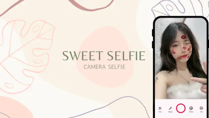 Sweet Camera Selfie feature graphic