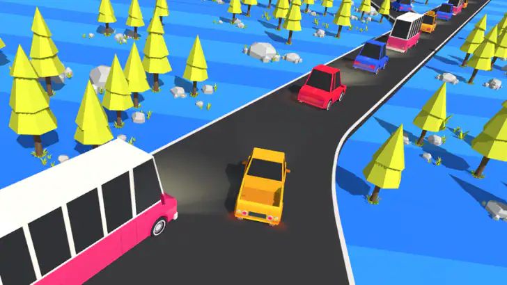 Traffic Run!: Driving Game feature graphic