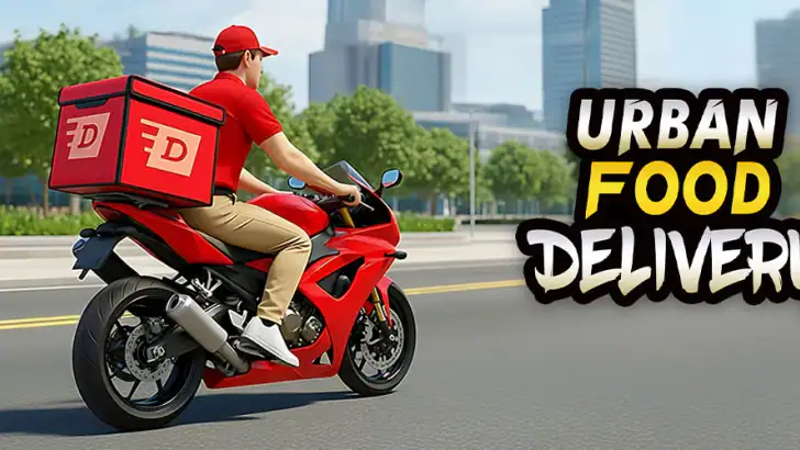 Urban Food Delivery Game feature graphic
