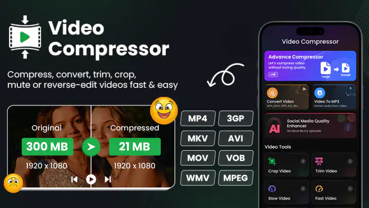 Video Compressor & Converter feature graphic