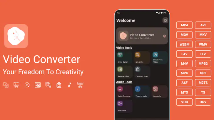 Video Converter Pro feature graphic