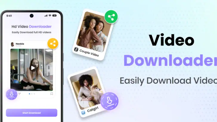 Video Downloader & Saver feature graphic