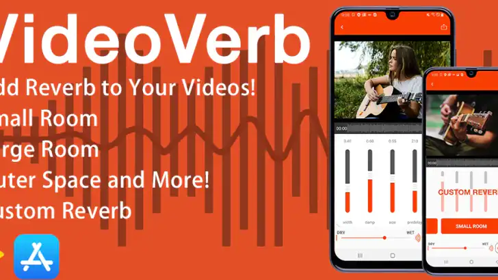 VideoVerb: Add Reverb to Video feature graphic