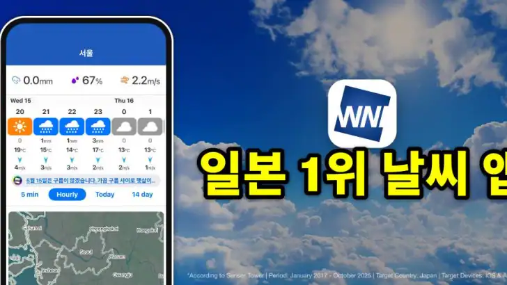 Weathernews - 일기예보 feature graphic
