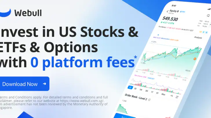 Webull: Low-Cost US Trades feature graphic