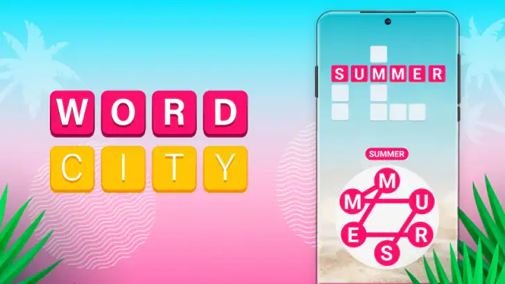 Word City: Connect Word Game feature graphic